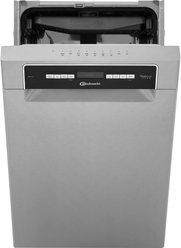 Bauknecht BSUO 3O33 PF X Unterbau Geschirrsp??ler 45 cm/ 10 Ma?gedecke/PowerClean/ActiveDry/Besteckschublade/Hygieneprogramm