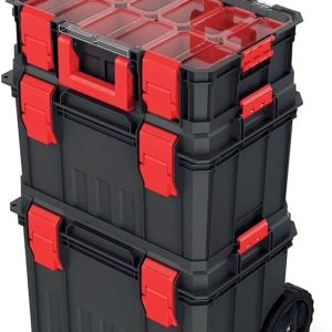 Kreher XL Werkzeugtrolley. Werkstattkoffer Set. Werkstattwagen Set 4 in 1! BxTxH: 53 x 35.5 x 82.5 cm! Der Mobile Alleskönner - Privat & Gewerbe