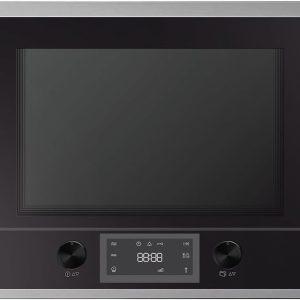 K??ppersbusch MR6330.0S1 Einbau-Mikrowelle. Glas/Metall. Schwarz. Design-Kit Edelstahl vormontiert