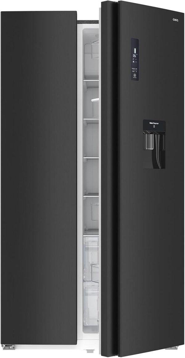 CHIQ Side By Side K??hlschrank 559L.Inverter Kompressor und No Frost Technologie.5.5 L Wasserspender.Sehr leise 39 db. LED Display.12 Jahre Garantie f??r den Kompressor.177 cm hoch. 91.2 cm breit – Bild 12