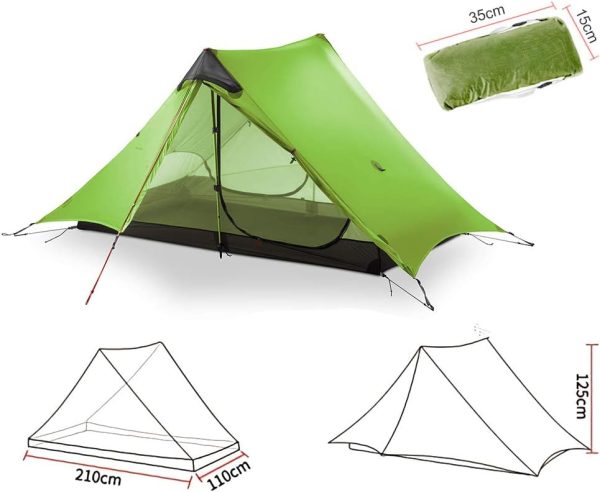 ultraleichtes Campingzelt Neues LanShan f??r den Au?enbereich. 2 Personen Zeltunterstand perfekt f??r Camping.Rucksacktourismus und Wanderungen – Bild 4