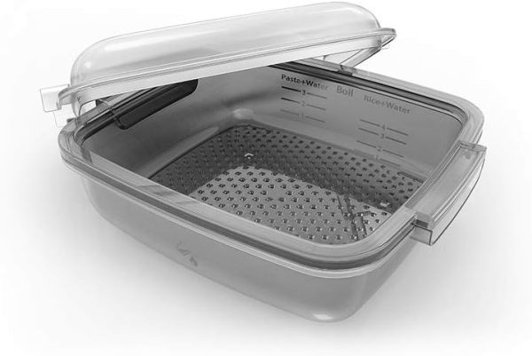 Bauknecht MW 49 SL Freistehender Mikrowellen Backofen/ Mikrowelle 800 Watt/ Quarz-Grill 900 Watt/ Hei?luft 1700 Watt/ Dampfgarfunktion inkl. Dampfgarbeh?lter – Bild 4