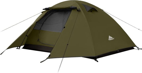 Forceatt Zelt 2-4 Personen Camping Wasserldicht 3-4 Saison.Ultraleicht Zelte Mit Kleinem Packma?. Kuppelzelt Sofortiges Aufstellen F??r Trekking. Outdoor. Festival