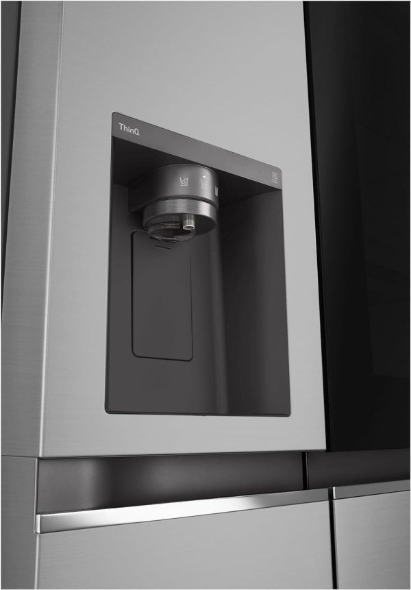 LG GSGV81PYLL Side by Side K??hlschrank. Klasse E. 635 L. Instaview. K??hlschrank mit Gefrierfach. Eis-. Crushed Ice- Wasserspender. Total NoFrost. Smart Inverter Kompressor. Wi-Fi – Bild 9