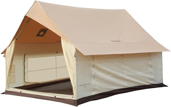 KingCamp Camping Zelt 4-5 Personen Hauszelt 210g TC 150D Oxford Gewebe PU3000mm Wasserdicht Familienzelt 8?O Gro?es Hauszelt Outdoor Zelt f??r Camping. Glamping. Festivals. Partys
