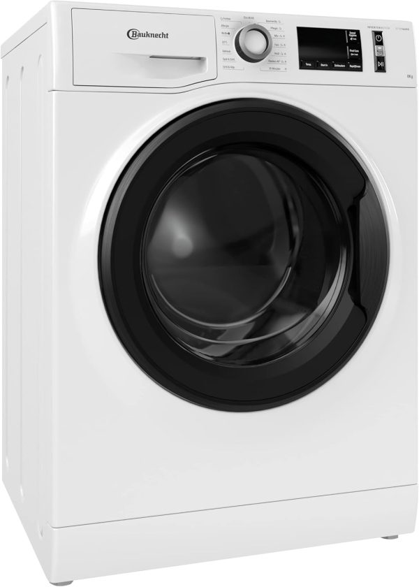 Bauknecht W Active 8A Waschmaschine Frontlader/ 8kg/ kraftvolle Fleckentfernung/ Dampf Programme/ Steam Hygiene Option/ Energieeffizienzklasse A/ Stopp&Add Funktion/ ProSilent-Motor [Energieklasse A] – Bild 3