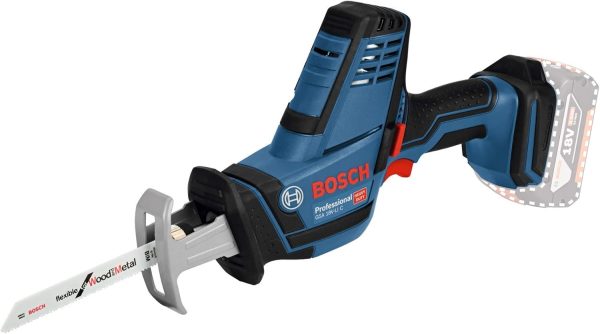 Bosch Professional 18V System Akku Säbelsäge GSA 18 V-LI C (Compact Version. inkl. 3x Säbelsägeblatt. ohne Akku/ Ladegerät. L-BOXX) – Bild 3
