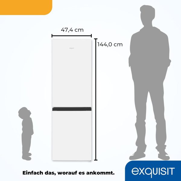 Exquisit K??hl-Gefrierkombination. K??hlschrank mit Gefrierfach. 4-Sterne-Gefrieren. 157 Liter. Alarm-Funktion. Schnellk??hlen. KGC5231-60-E-050C weiss – Bild 6