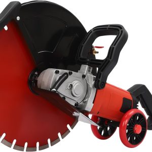 4000W Elektrisch Betonsäge Betonsägenschneider Gipsschneider. Nass-/Trocken Steinschneidemaschine Schnitttiefe 165 mm mit 410 mm Scheibensägeblatt Zum Trennen von Stein. Beton. Granit