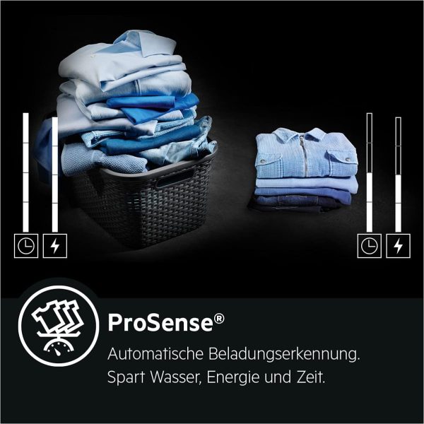 AEG L7WBA60680 Waschtrockner / DualSense - schonende Pflege / 8 kg Waschen / 5 kg Trocknen / D / energiesparend / Mengenautomatik / Nachlegefunktion / ProSteam - Auffrischfunktion / 1600 U/min Wei? – Bild 5