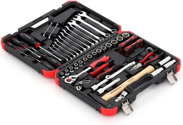 GEDORE red Steckschlüsselsatz. Set 61tlg. 12-kant. 1/2 Zoll. 4-13mm. Werkzeug. Knarre Hammer Zange. für KFZ. R69003061