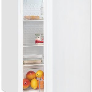 Exquisit K??hlschrank ohne Gefrierfach. 126 Liter. 55 cm Breit. Freistehend. Kompakt. Temperaturregelung. LED-Licht. KS516-V-040D weiss