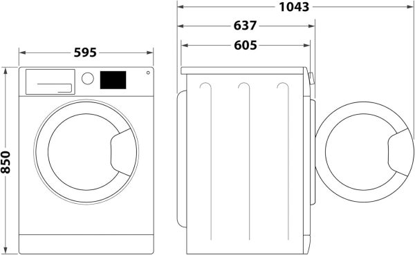 Bauknecht WAM 814 A Waschmaschine Frontlader/8kg/Energieeffizienzklasse A/Kurz 45/Anti-Allergie-Programm/Wolleprogramm/Kurz 30/Startzeitvorwahl/AutoClean/Flecken 40?? – Bild 11