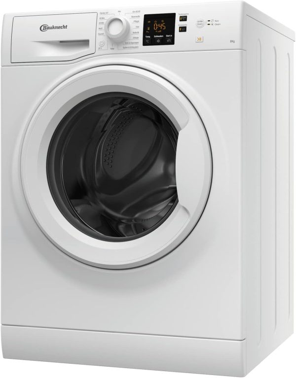 Bauknecht BPW 814 A Waschmaschine Frontlader/ 8kg/ kraftvolle Fleckenentfernung/Clean Plus/Kurz 45' / Anti-Allergie Plus/Mengenautomatik/Option Extra Touch. White – Bild 4