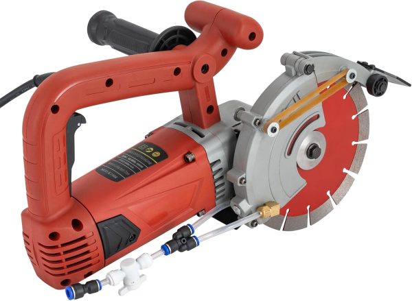 Betonsäge Elektrische Steinsäge 4800W Nassschneider Pflastersteine 5000 R/min Wand-Schneidemaschine Elektrische Staubfreies Steintrennmaschine