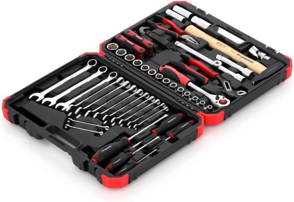 GEDORE red Steckschlüsselsatz. Set 61tlg. 12-kant. 1/2 Zoll. 4-13mm. Werkzeug. Knarre Hammer Zange. für KFZ. R69003061 – Bild 4