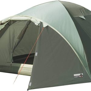 High Peak Kuppelzelt Nevada 4. Campingzelt mit Vorbau. Iglu-Zelt f??r 4 Personen. doppelwandig. wasserdicht. Ventilationssystem. Wetterschutz-Eingang. Moskitoschutz