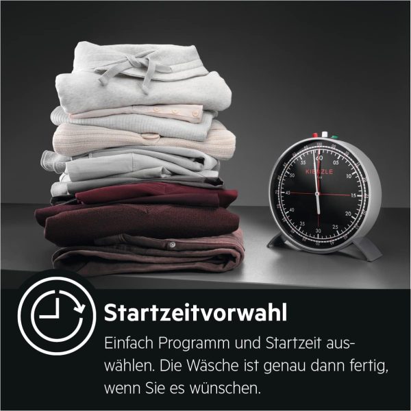 AEG L7WBA60680 Waschtrockner / DualSense - schonende Pflege / 8 kg Waschen / 5 kg Trocknen / D / energiesparend / Mengenautomatik / Nachlegefunktion / ProSteam - Auffrischfunktion / 1600 U/min Wei? – Bild 7
