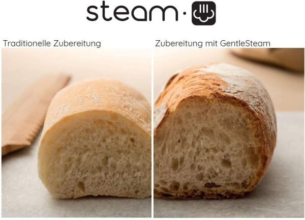 Bauknecht BAR2S K8 V2 IN Dampf-Backofen inklusive 2-fach Backauszug/A+/71 L Maxi-Garraum/Hei?luft/Gentle Steam mit Feuchtigkeitszugabe/Einfaches Reinigen mit SmartClean-Innenraum. Edelstahl – Bild 10