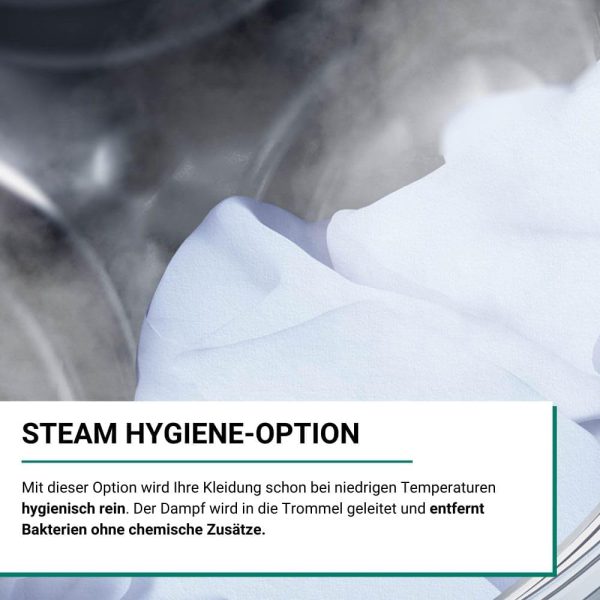 Bauknecht B8 09AD SILENCE DE Waschmaschine Frontlader/Gentle-Power/Energieeffizienklasse A-30 Prozent/Besonders leise Waschmaschine/AutoDose/Steam-Hygiene. Refresh.-Finish/Volle Ladung 45 Min. – Bild 6