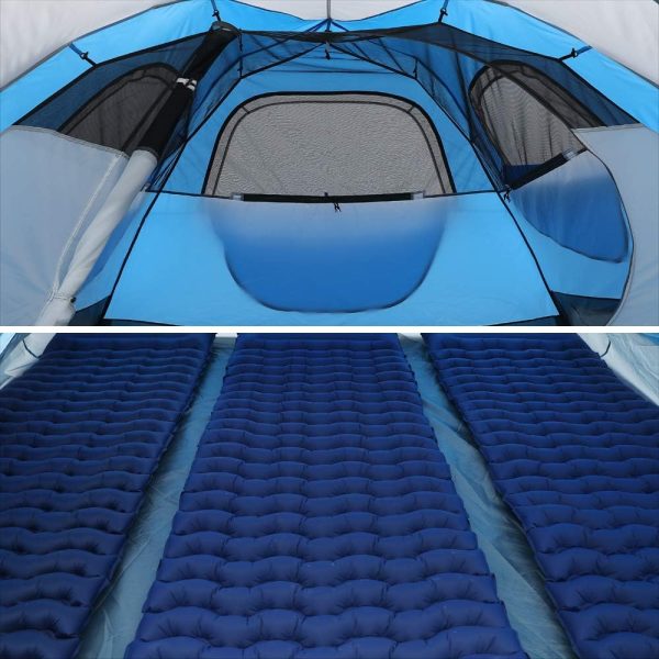 Night Cat Pop Up Zelt 3 4 Personen??Wasserdicht Wurfzelt Atmungsaktiv Einfache Einstellung f??r Camping Wandern – Bild 3