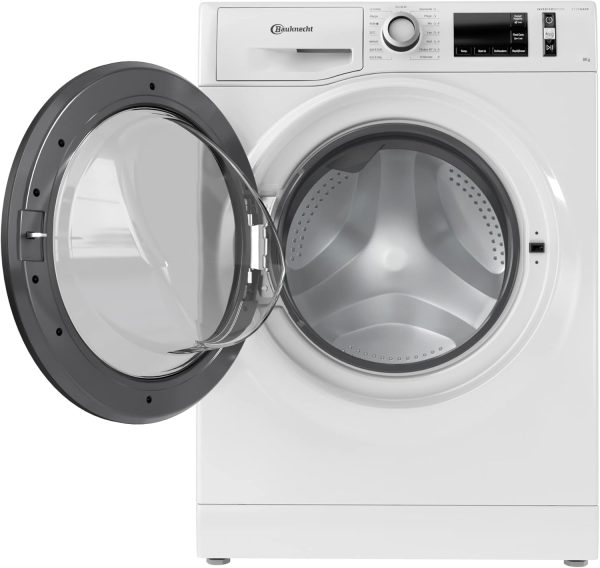 Bauknecht W Active 8A Waschmaschine Frontlader/ 8kg/ kraftvolle Fleckentfernung/ Dampf Programme/ Steam Hygiene Option/ Energieeffizienzklasse A/ Stopp&Add Funktion/ ProSilent-Motor [Energieklasse A] – Bild 4