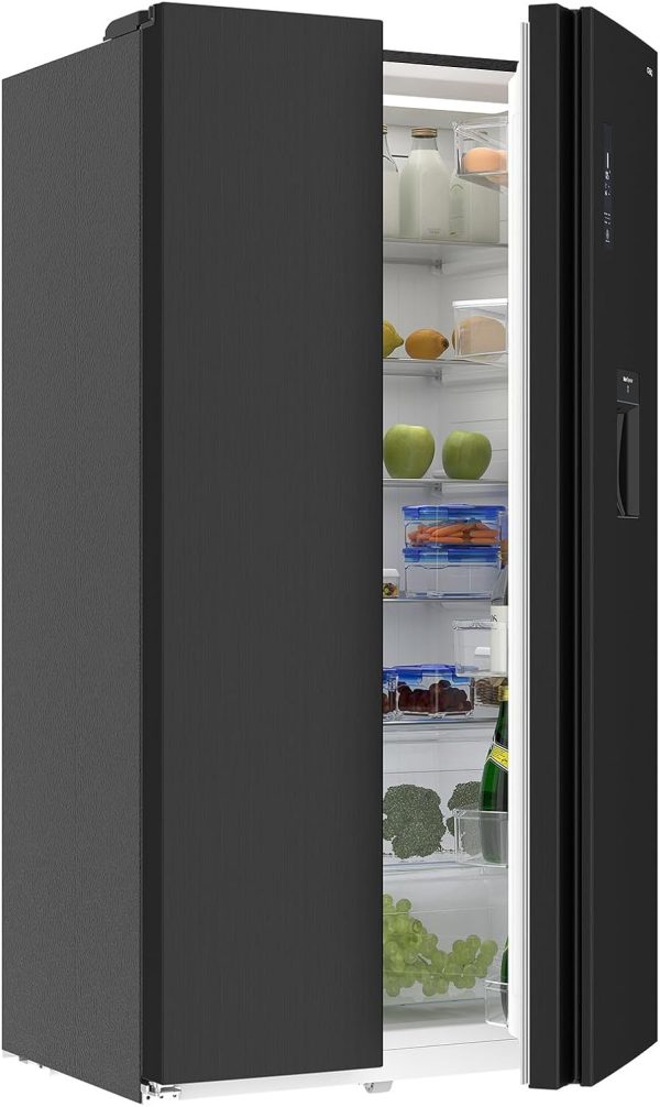 CHIQ Side By Side K??hlschrank 559L.Inverter Kompressor und No Frost Technologie.5.5 L Wasserspender.Sehr leise 39 db. LED Display.12 Jahre Garantie f??r den Kompressor.177 cm hoch. 91.2 cm breit – Bild 10