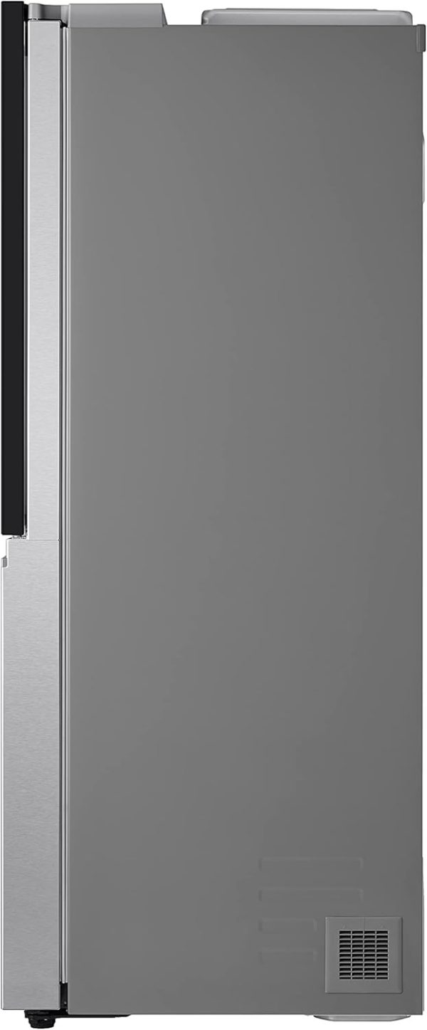 LG GSXV91BSAF. Klasse F. 635 L. Side-by-Side K??hlschrank mit InstaView. Total No Frost mit Gefrierfach. Crushed Ice - & Wasserspender mit UVnano. DoorCooling+. LINEARCooling. Wi-Fi ? Brushed Steel – Bild 11