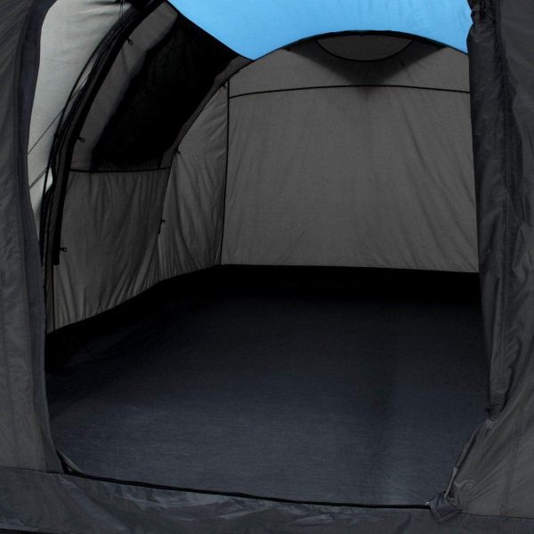 Zelt Bora - Tunnelzelt f??r 4 oder 5 Personen. UV 50+ Familienzelt. dunkle Schlafkabine. gro?er Wohnraum und Fenster. wasserdichtes Campingzelt (5000 mm). Stehh?he. Vordach. breite Eing?nge – Bild 7