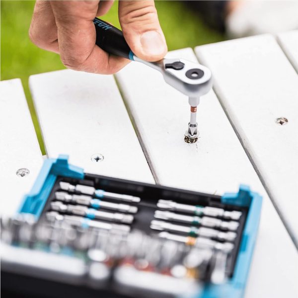 HAZET SmartCase Steckschlüsselsatz 2200SC-2 I 50-teiliges Werkzeug Steckschlüssel-Set. Antrieb: Sechs- und Vierkant 6.3 mm (1/4 Zoll). mobiler Werkzeugkoffer Made in Germany – Bild 3
