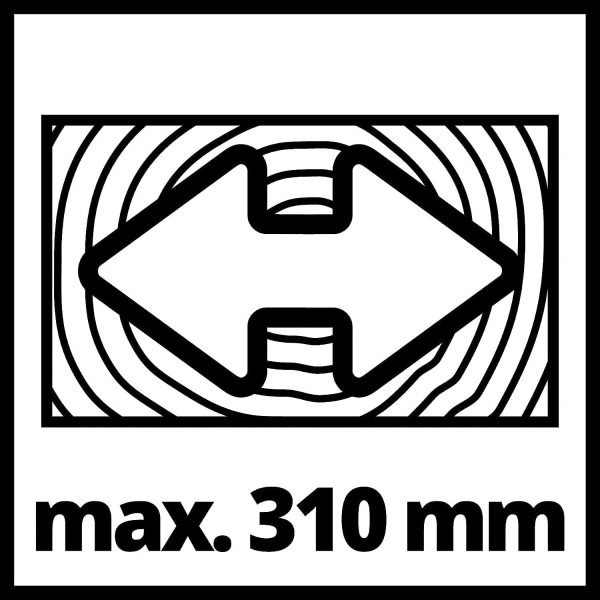 Einhell Zug-Kapp-Gehrungssäge TC-SM 2131/2 Dual (1800 W. max. 62 mm x 310 mm Schnitttiefe/-breite. Ø 210 mm Sägeblatt. beidseitig neigbarer Sägekopf. Zugfunktion. Laser) – Bild 10