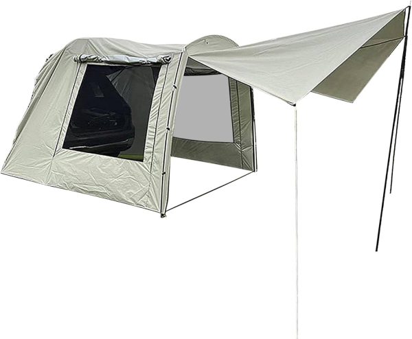 SUV Zelt - Outdoor Fahrzeugzelt Carport Wohnmobil | Auto Heckklappe Zelt. Sonnentasse. gro?er schattiger Raum. SUV Campingzelt mit integriertem Moskitonetz. SUV Zelt