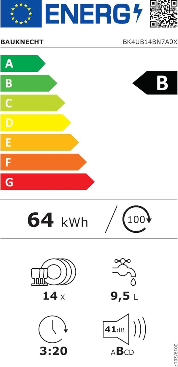 Bauknecht BK4FB14BN7A0X Freistehender-Geschirrsp??ler/ 60 cm/ActiveDry?CT??r?ffnungssystem/Startzeitvorwahl/MultiZone?Cseparates Ober-oder Unterkorbsp??len/Besteckschublade?Cflexibel beladbar – Bild 8