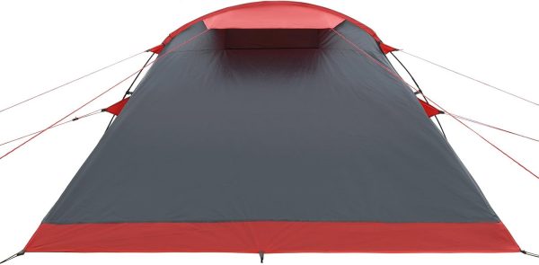 Lake 4 Campingzelt. 4 Personen Familienzelt. gro?. stabil. wasserdicht f??r Festival. tragbar. hohes Kuppelzelt mit Zwei Schlafkabinen und Vorraum mit Stehh?he. Zelt f??r Familien. Tunnelzelt – Bild 6