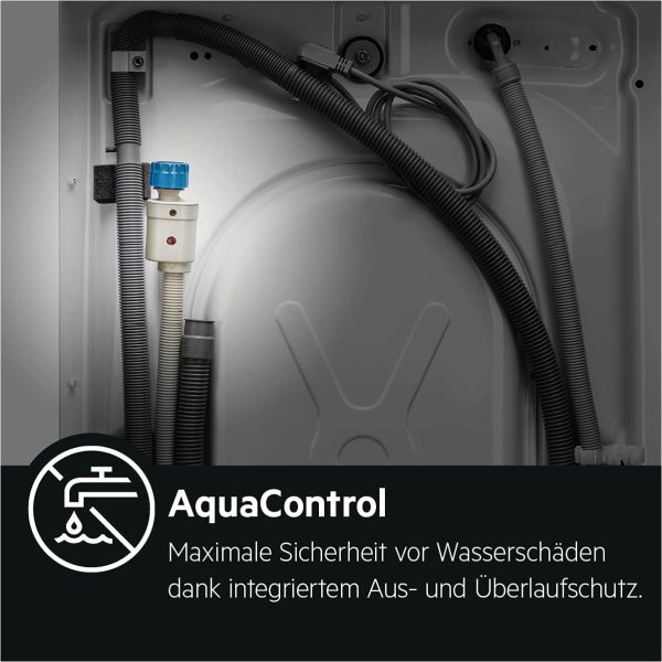 AEG L7WBA60680 Waschtrockner / DualSense - schonende Pflege / 8 kg Waschen / 5 kg Trocknen / D / energiesparend / Mengenautomatik / Nachlegefunktion / ProSteam - Auffrischfunktion / 1600 U/min Wei? – Bild 10