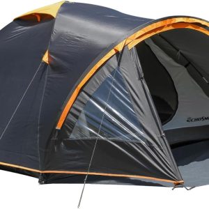 EchoSmile Zelt 4 Personen Wasserdicht 5000mm Kuppelzelt mit Vorzelt. Ultraleicht Camping Zelte Tents. 3-4 Jahreszeiten Campingzelt Biwakzelt f??r Trekking. Garten. Festival