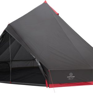 Bell Tipi Zelt f??r Familien Gruppen - 4 Gr??en (4-12 Pers.) - wasserdicht (3.000 mm) - mit Stehh?he - 2 Farben (grau. Mint)
