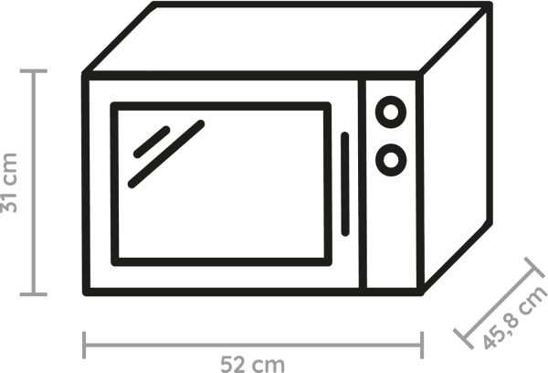 Bauknecht MW 49 SL Freistehender Mikrowellen Backofen/ Mikrowelle 800 Watt/ Quarz-Grill 900 Watt/ Hei?luft 1700 Watt/ Dampfgarfunktion inkl. Dampfgarbeh?lter – Bild 11