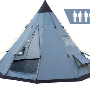 Tipi Zelt Spirit f??r 4 Personen | Indianerzelt f??r Camping. Wandern. 3000 mm Wassers?ule | Firstzelt. Pyramidenzelt. Rundzelt | Gruppenzelt. Campingzelt. Familienzelt