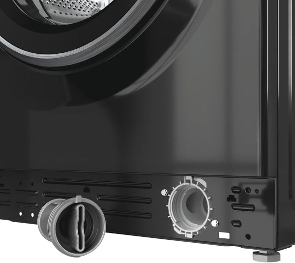 Bauknecht W8 S6300 A Waschmaschine Frontlader / 8kg / EEK A/Kurz 30 / Kurz 45 / Kraftvolle Fleckenentfernung/Anti-Allergie-Programm/Wolleprogramm/Schwarz/Langlebiger Inverter-Motor – Bild 5