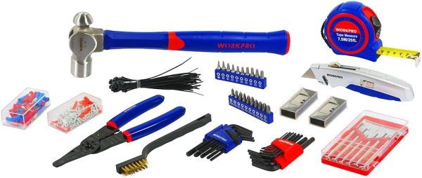 WORKPRO Werkzeugkoffer groß. 408tlg. Werkzeugsatz mit 3 Metall Schubladen. Heavy Duty Werkzeugschrank für Mechaniker. Werkstatt. Garage. Wekrzeug Set für Profis – Bild 7