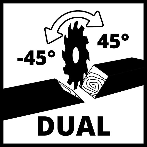 Einhell Zug-Kapp-Gehrungssäge TC-SM 2131/2 Dual (1800 W. max. 62 mm x 310 mm Schnitttiefe/-breite. Ø 210 mm Sägeblatt. beidseitig neigbarer Sägekopf. Zugfunktion. Laser) – Bild 9