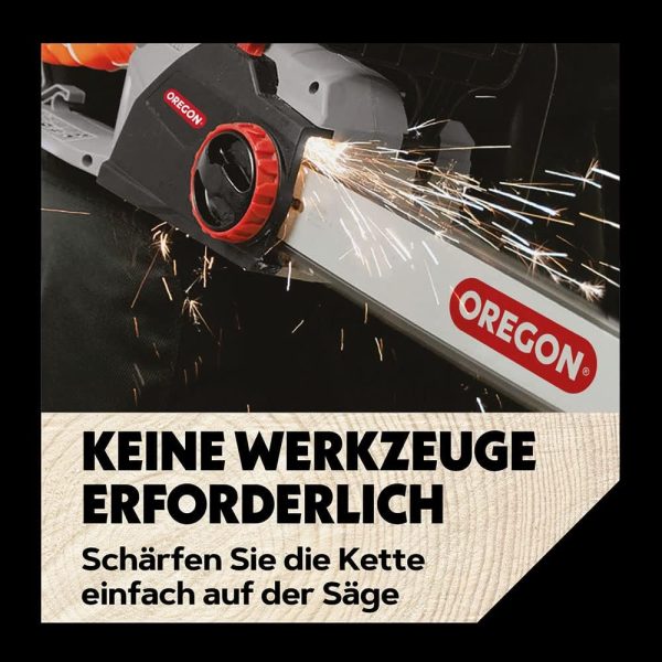 Oregon CS1500 45 cm (18 Zoll) 2400 W 230 V Selbstschärfende Elektrokettensäge. 3 Jahre Garantie – Bild 10