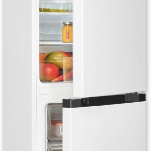 Exquisit K??hl-Gefrierkombination. K??hlschrank mit Gefrierfach. 4-Sterne-Gefrieren. 157 Liter. Alarm-Funktion. Schnellk??hlen. KGC5231-60-E-050C weiss