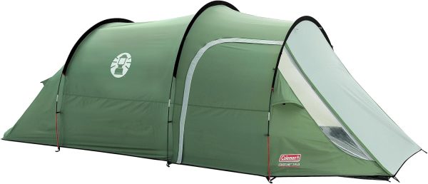 Coleman Zelt Coastline 3 Plus | kompaktes 3 Mann Zelt | 3 Personen Tunnelzelt | leichtes Campingzelt mit Vorzelt und Fenstern | Wasserdicht Dank 3.000mm Wassers?ule – Bild 2