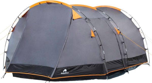 Zelt Super+ f??r 4 Personen | Gro?es Tunnelzelt mit 2 Eing?ngen und Vordach. 3000 mm Wassers?ule | Gruppenzelt. Campingzelt. Familienzelt – Bild 4