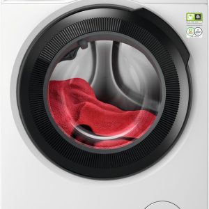 AEG LR8AMZ49FL Waschmaschine / Serie 8000 mit PowerCare? / ?KOMix - Faserschutz / ProSteam? - Auffrischfunktion / 9.0 kg / Leise / Mengenautomatik / Nachlegefunktion / Kindersicherung / 1400 U/min