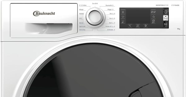 Bauknecht WM Elite 9AA Waschmaschine/ 9 kg/ 1400 U/min/Energieeffizienzklasse A/ActiveCareColor+/ A-20%/ SteamHygiene-Antivirus/SteamRefresh/Stop&Add-Nachlegefunktion/Volle Ladung 45Min. – Bild 3
