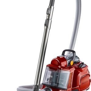 AEG LX7-2-CR-A Staubsauger beutellos / ideal f??r Haustierbesitzer / Zusatzd??sen + Speziald??sen-Set f??r Tierhaare / 750 Watt / 9 m Aktionsradius / 1.4l Staubbeh?lter / waschbarer Hygiene Filter / rot