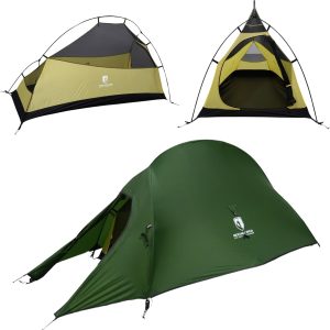 ALPIN LOACKER Cloud Pro Up Zwei Personen und EIN Personen Zelt Ultraleicht I Zweimannzelt und Einmannzelt I Leichtes Trekkingzelt I Bikepacking Kuppelzelt